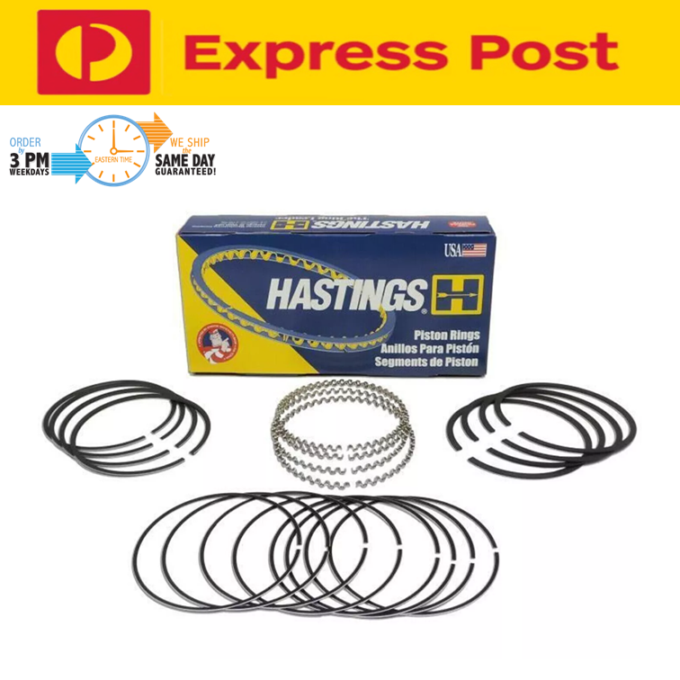 Chrome Piston Ring Set Ford Falcon XR8 BA BF FG BOSS BARRA FORD 5.4L V8 5.4