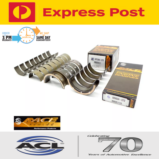 ACL Race Con Rod/Big End+360 Thrust Main Bearings for Falcon BA BF FG XR6 Turbo