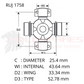 HOLDEN FE FC FB EK EJ FRONT AND REAR TAILSHAFT UNIVERSAL JOINTS  HARDY SPICER