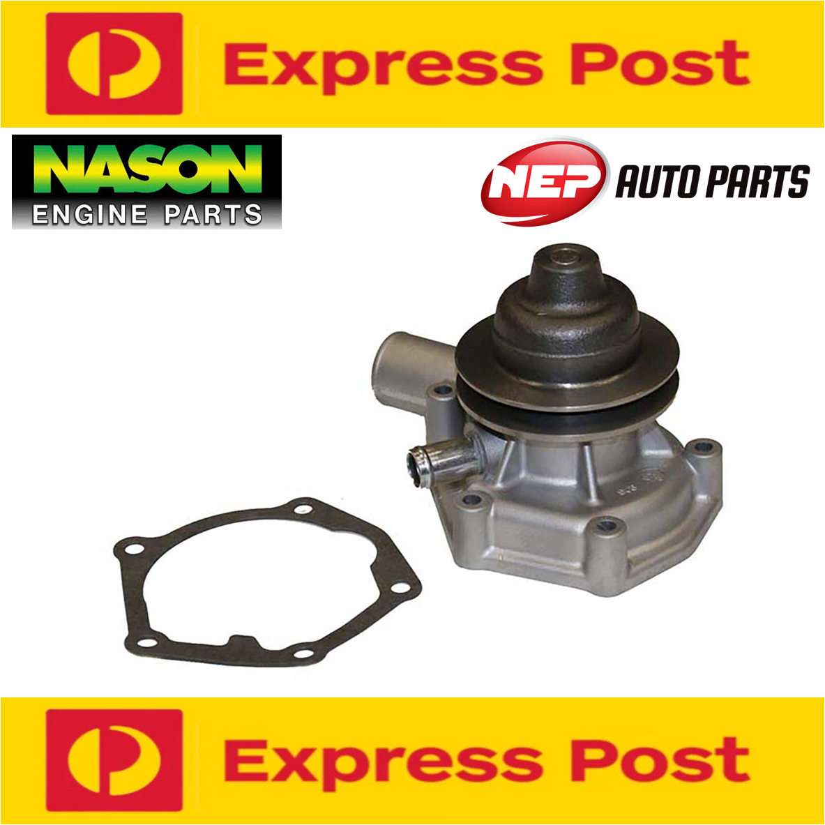 NEP WATER PUMP & GASKET FOR SUBARU EA81 1.8L 8V Brumby UTE 1986-1994