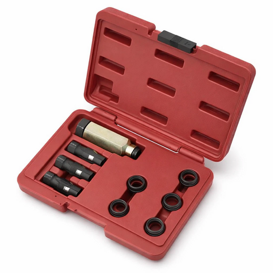 Oxygen Sensor Thread Repair Tool Kit for Taps, Reamer & Insert Nut with Collars