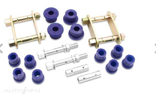 SUPERPRO Rear Leaf Spring Bush & Kit for Holden Rodeo TF TFR17 2.6L 4ZE1 88-98