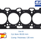 Ajusa Performance Head Gasket for Mitsubishi 4G63 EVO IX 2.0L Bore 86m