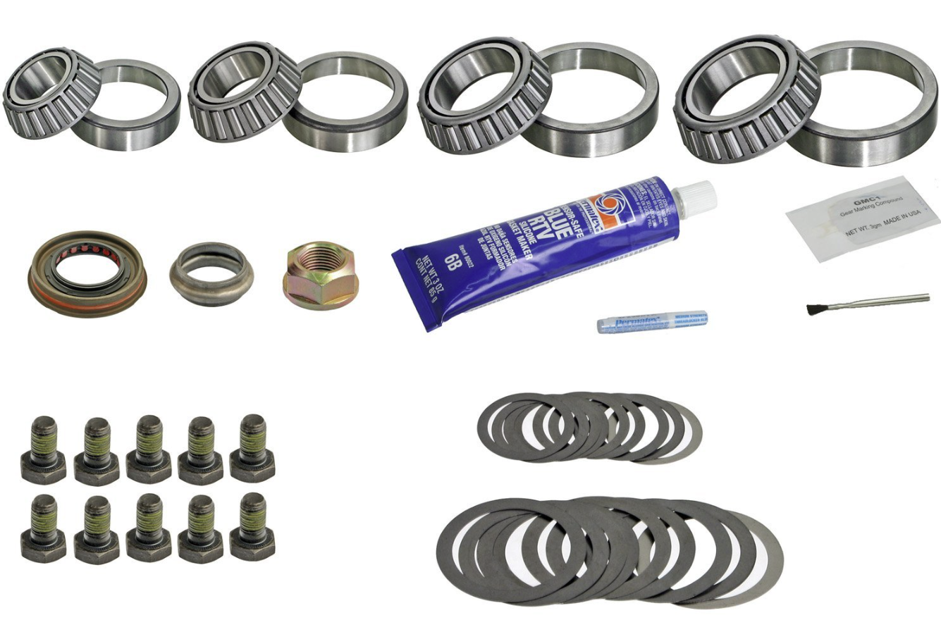 JEEP WRANGLER JK REAR DIFF MASTER OVERHAUL KIT DANA 44 NEW BEARINGS PINION AXLE