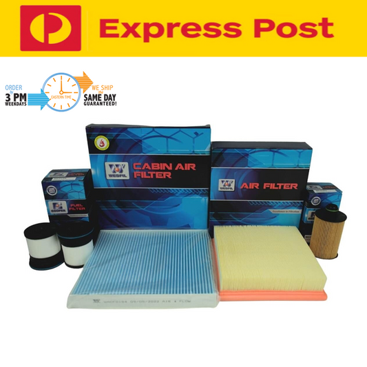 WESFIL Oil Air Fuel Filter Service Kit for Chrysler 300 LX V6 3L 3.0L CRD Diesel