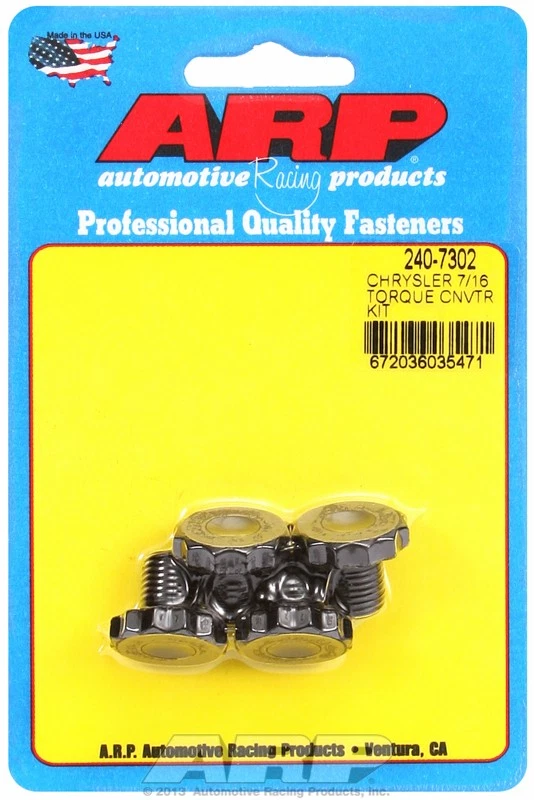ARP Torque Converter Bolt Kit Chrysler Torqueflite 727 & 904 A/market Converter