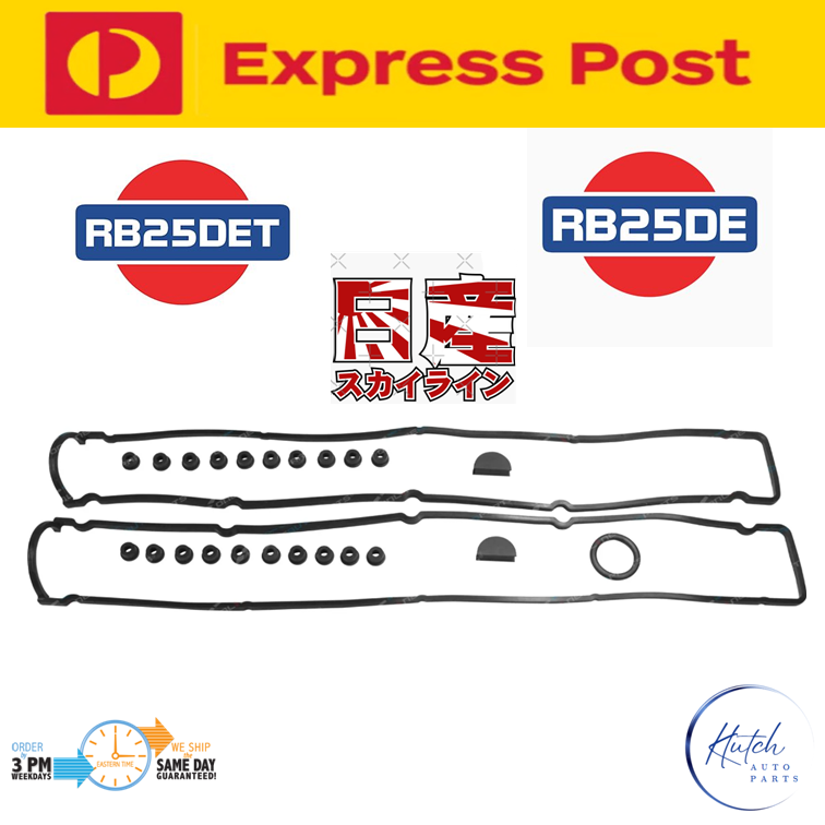 Rocker Valve Tappet Cover Gasket Set for Skyline R33 R34 RB25DET 2.5L RB25DE