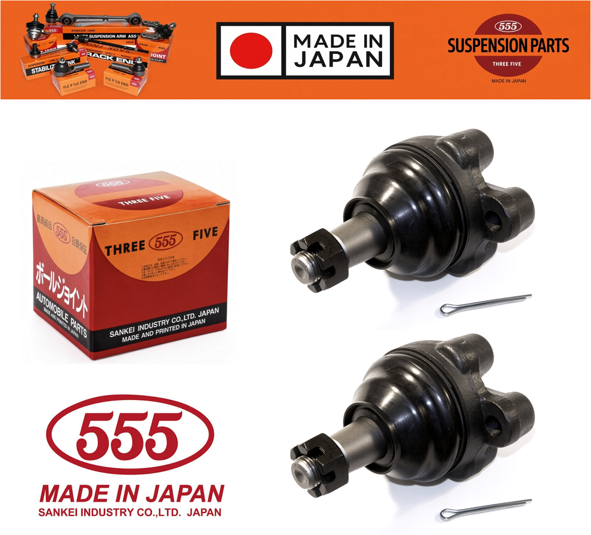 Front Upper Ball Joints for Mitsubishi Starwagon/Delica L400 1994-2003
