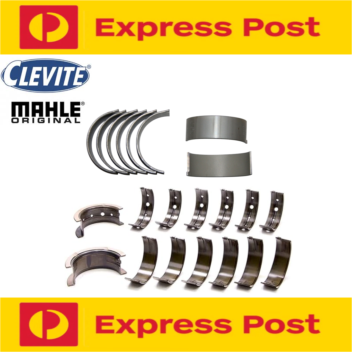 CHEV CHEVROLET SB 307 327 LJ 350 MAIN & CONROD BEARINGS CLEVITE STD 010 OR 020
