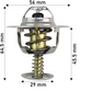 DAYCO Thermostat for Mitsubishi Triton MQ MR 2.4L 4N15 05/15-Onw  / 82C