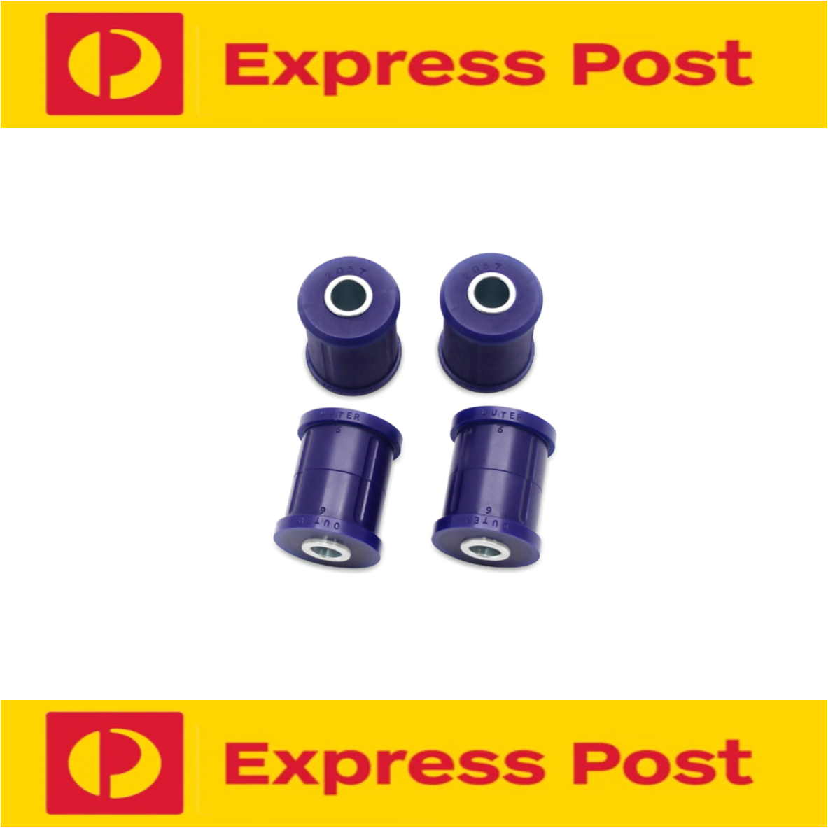 REAR CONTROL ARM LOWER INNER & OUTER BUSH KIT FOR MITSUBISHI PAJERO NS NT NW NX
