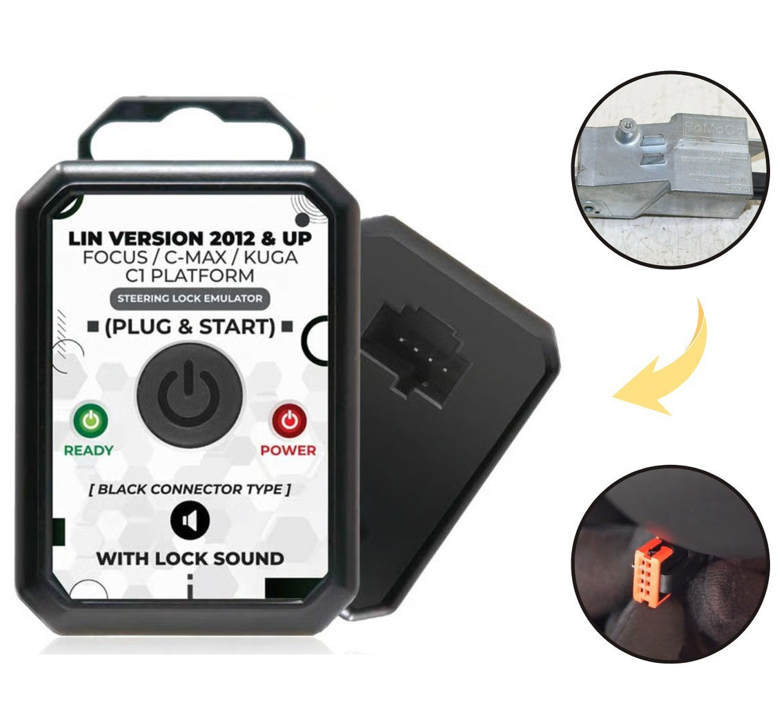ESL ELV Steering Lock Emulator For Ford Focus 2012–2018 AV6N‑3F880‑KX