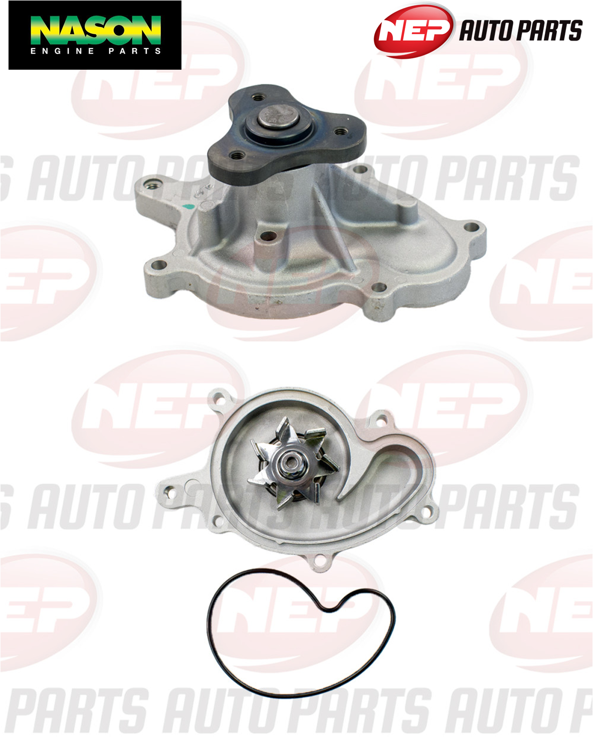 NEP WATER PUMP & GASKET FOR SUBARU FA20E TURBO Forester SJ, WRX 14-22, LEVORG VM