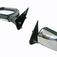 Door Mirror Pair Chrome/Black Electric For Toyota Hilux Rn14#/Ln16# 1997-2005