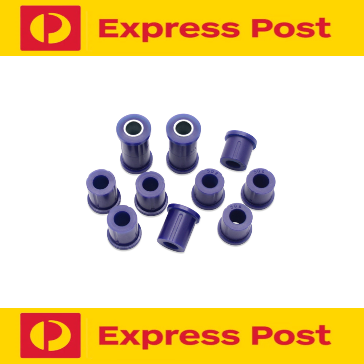 REAR LEAF SPRING SHACKLE BUSH KIT FOR FORD COURIER PE PG 1999-2006 2WD & 4WD