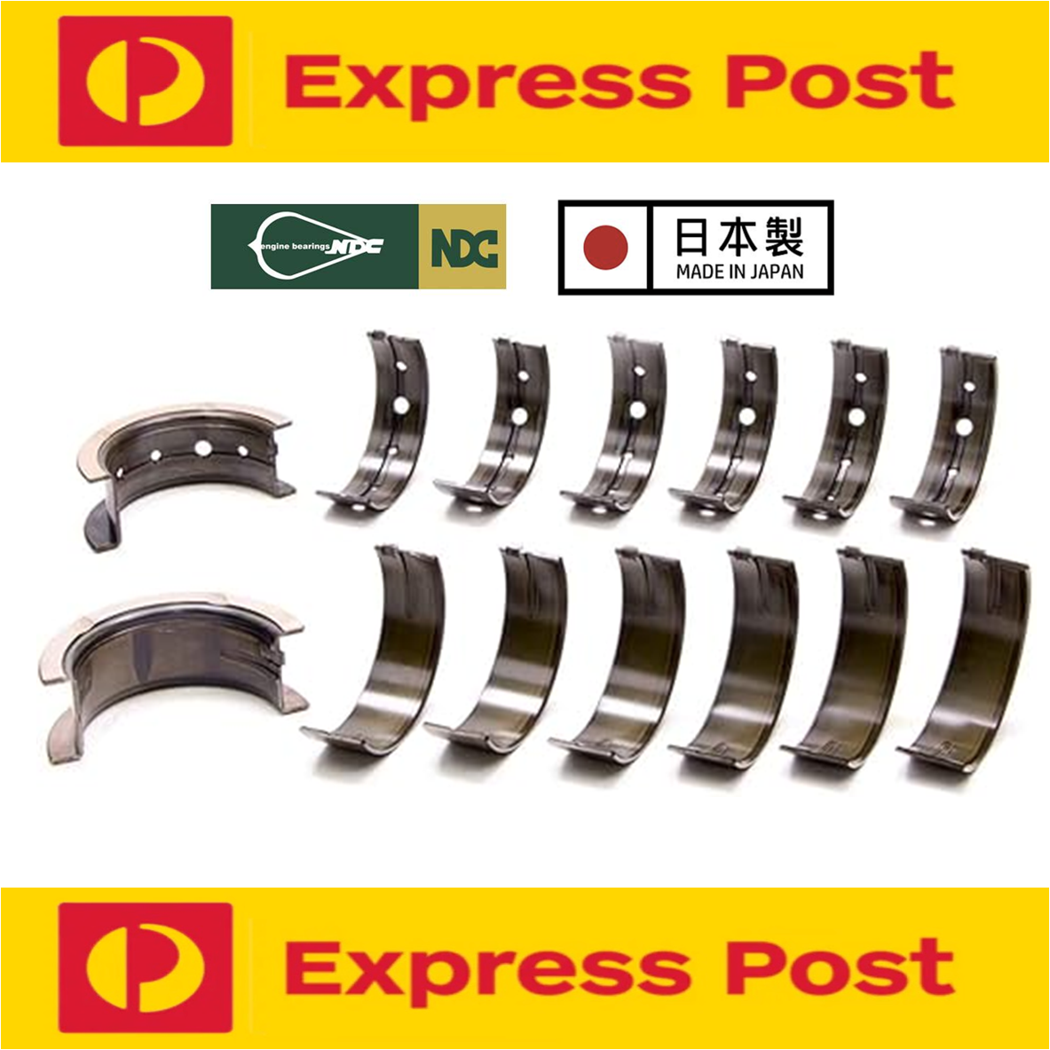 NDC MAIN BEARING FOR K24A K24A1 K24A3 K24A4 K24A8 K24Z2 B16A B18A B20B B20B3