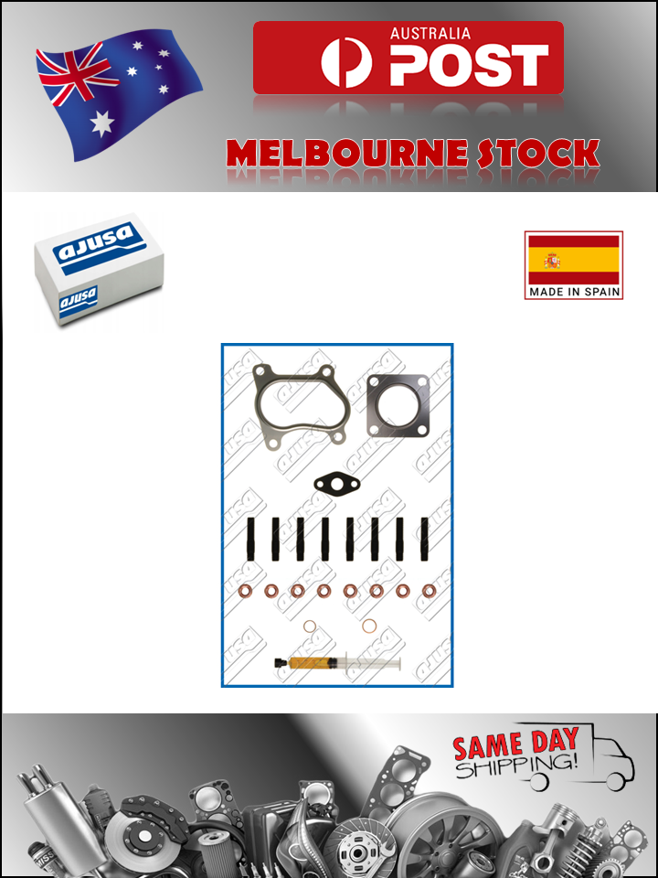 Turbo Stud & Gasket Fitting Kit Ford Courier PE PG PH Mazda 2500 Bravo UN WLAT