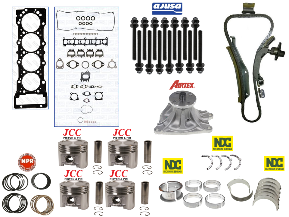 Full Engine Rebuild Kit for Mitsubishi Triton ML Pajero NW NT NS 3.2L 4M41T 3.2