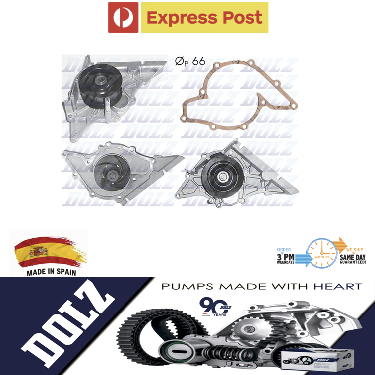 DOLZ Water Pump for Volkswagen VW Touareg V8 7L 2003-2006 4.2L AXQ Engine 