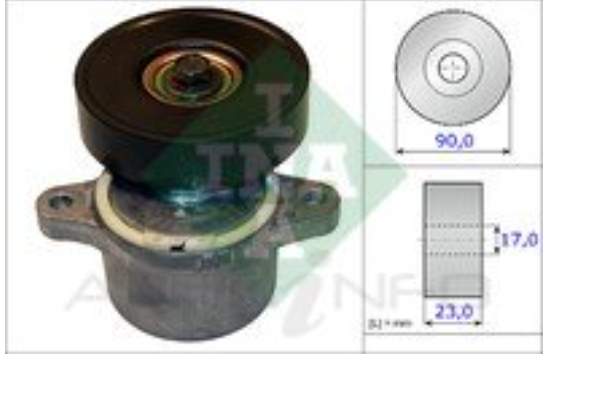 INA Drive Belt Tensioner Assembly for Suzuki SX4 2.0L RW420 J20B 10-14