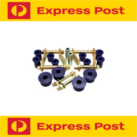 SuperPro Rear Greaseable Shackle & Bush Kit for Ford Ranger PXI PXII PXIII