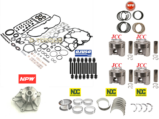 Major Engine Rebuild Kit for ISUZU DMAX D-MAX TF 3.0L 4JJ1 4JJ1TC 2014-ON Diesel