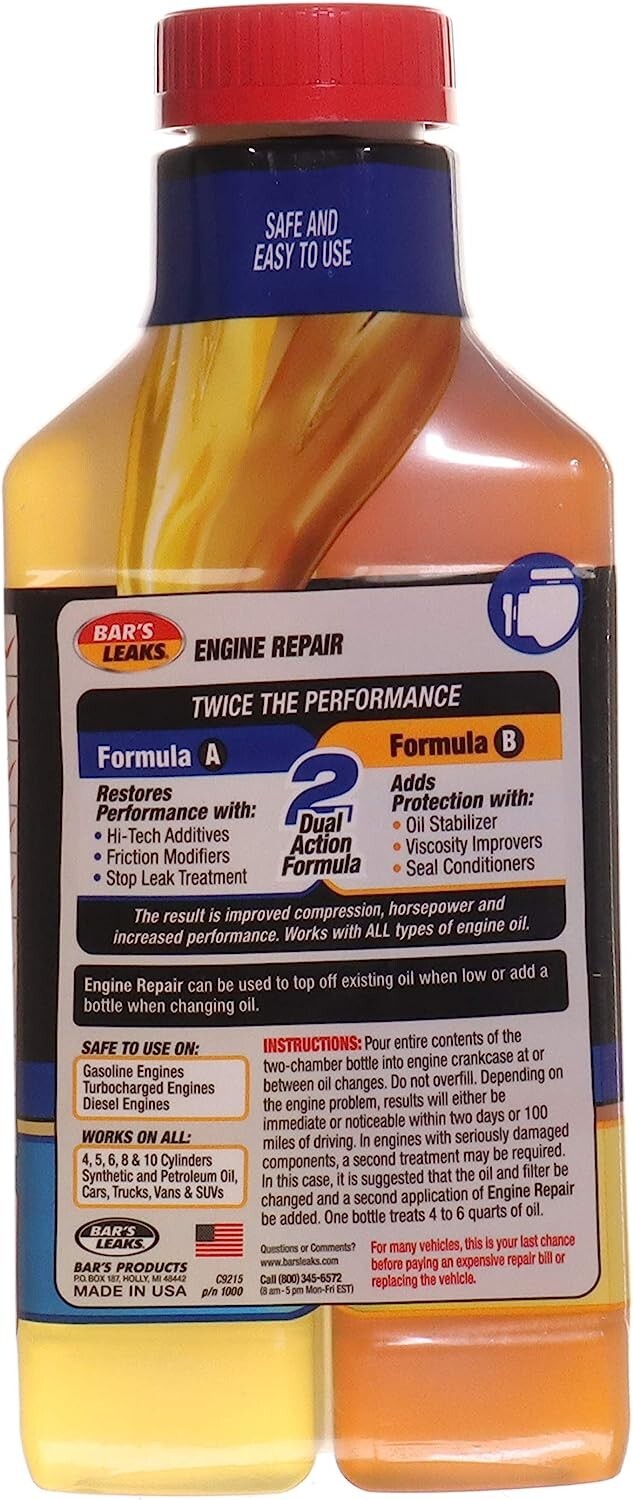 Bars Leaks High Mileage Engine Leak Stop Fix
