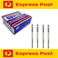 HKT JAPAN Glow Plugs for Hilux GUN123 GUN126 GUN136 2.8L 1GD-FTV Diesel 2015~20