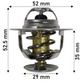 DAYCO Thermostat for Ford Ranger PX 3.2L P5AT Diesel 9/11-6/22