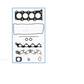 Ajusa Head Gasket Set Kit (VRS) for Suzuki SX4 RW420 YB41S 06-10 J20A