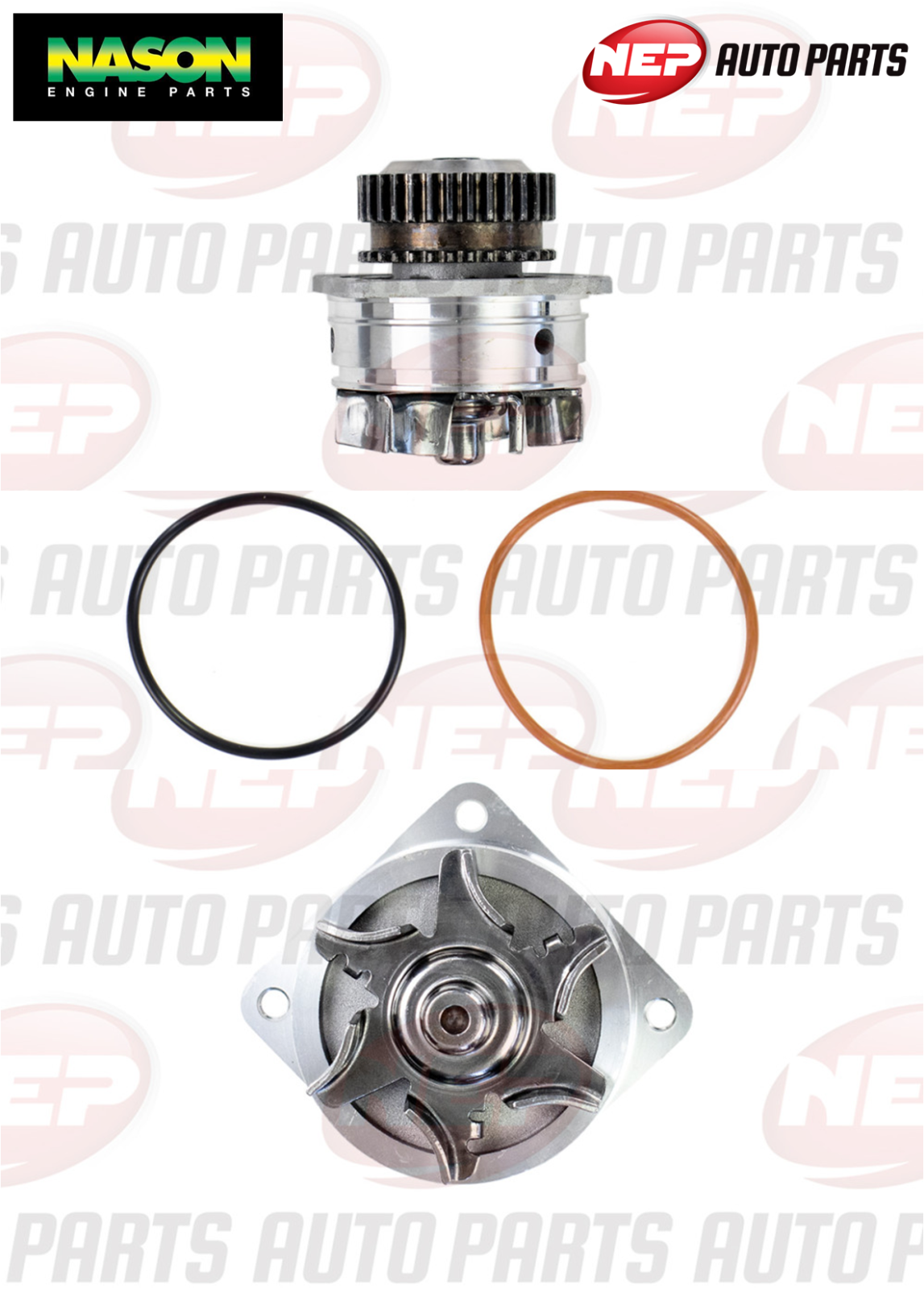 NEP Water Pump for Nissan Pathfinder R51 V6 4.0L VQ40DE Engine 2005~2010