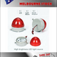 Emergency Strobe Warning Light 75mm - 80mm 70fpm 240V Red Hard Wired SYF75D IP44