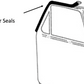 Ford F-100 F-150 Door Window Vent Seal Bailey Channel Weather Strip Set 81-86