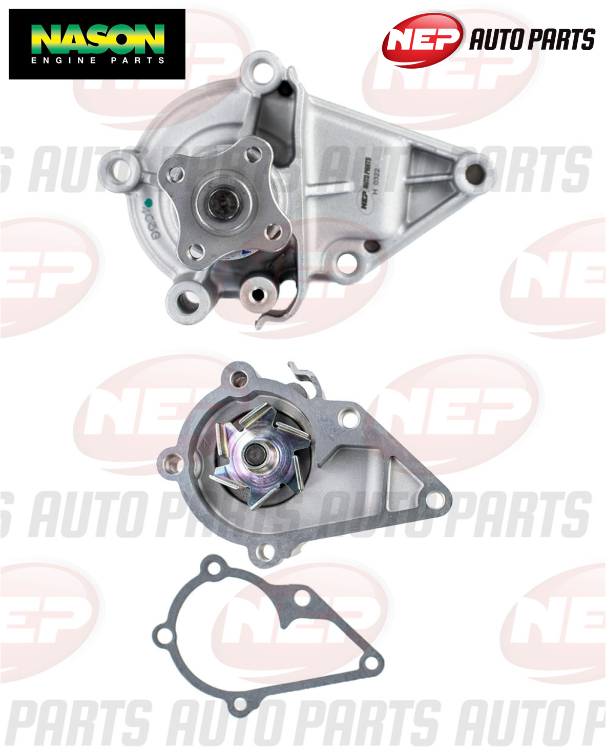 NEP Water Pump FOR Hyundai Accent Excel Getz Kia Rio G4EA G4EC G4ED G4EE G4FK