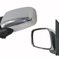 Door Mirror Left Chrome +Led Blinker Electric For Nissan Navara D40 2005-2015