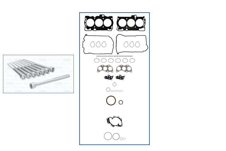 VRS Head Gasket Kit & Bolts for Subaru Liberty 3.0R EZ30R DOHC 6cyl 8/04 to 8/09