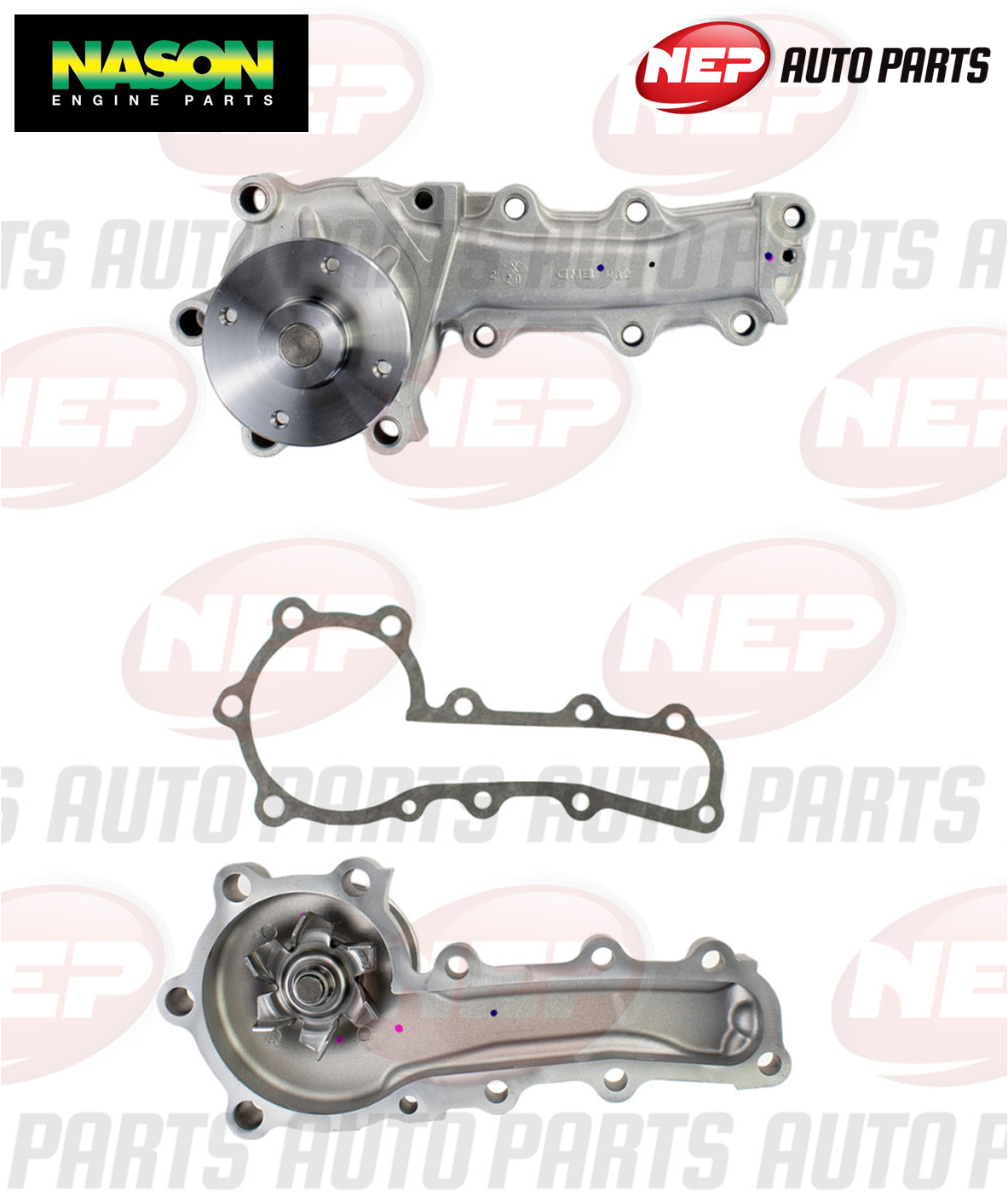 NEP Water Pump for Holden Commodore Calais VL 6cyl 3.0L RB30E RB30ET 1986~1988