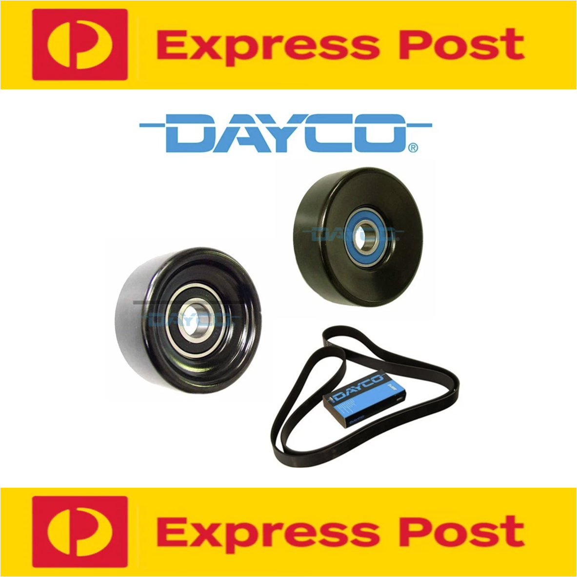 Dayco Pulley & Belt Kit for Ford Falcon BA XR8 5.4L Petrol Boss 260 2003-2005