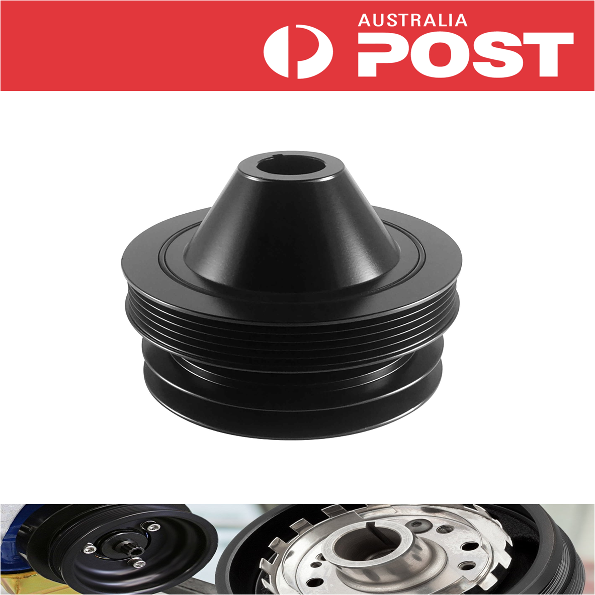 Harmonic Balancer for Mitsubishi 6G72 Triton  ME, MF, MG, MH, MJ 3.0L 90-96