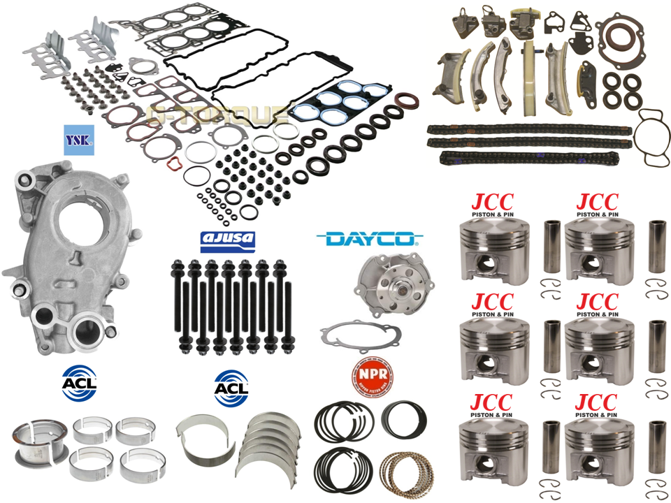 Full Engine Rebuild Kit for Holden Commodore VZ 3.6L V6 LY7,LEO,LWR Alloytec 3.6