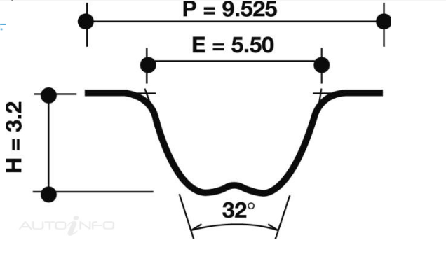 DAYCO Timing Belt for Toyota LandCruiser KZJ95R 1KZTE 3.0L 96-00