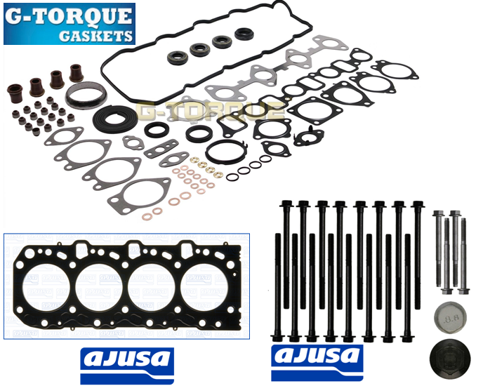 VRS Head Gasket Kit & Bolts for Toyota 1KD-FTV Hiace Hilux LandCruiser Prado 3.0