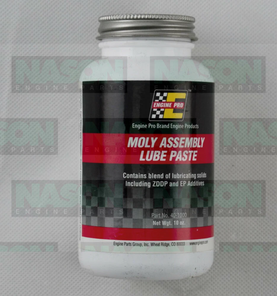 ENGINE PRO 40-1000 MOLY ENGINE ASSEMBLY LUBE PASTE 10Z CAMSHAFT LIFTER