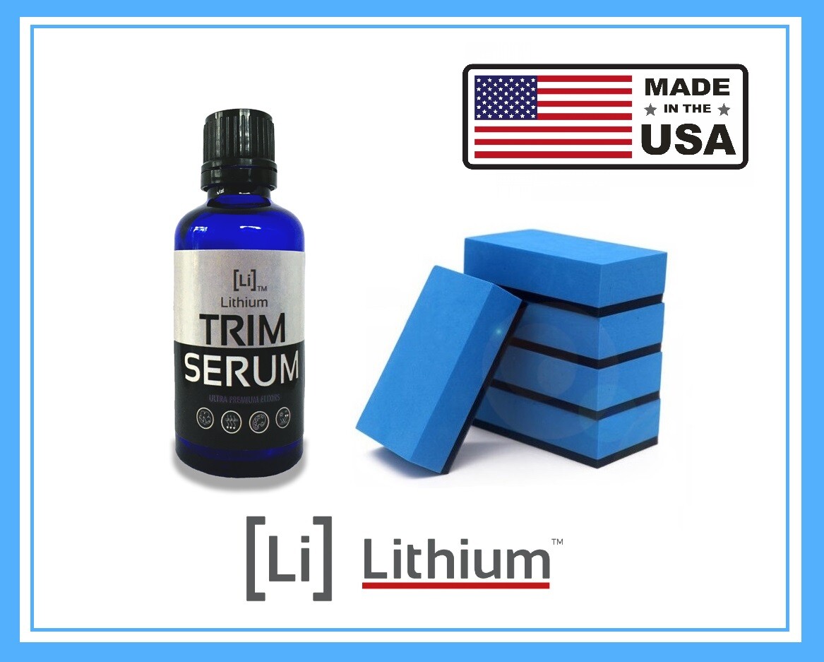 Lithium Trim Serum 50 ml Auto Plastic Restorer & 1 X Applicator EXPRESS POST