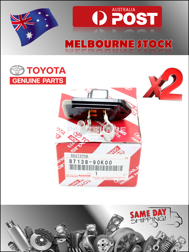 Genuine LandCruiser HZJ76 HZJ75 HZJ74 Heater Fan Blower Motor Resistor Set x2