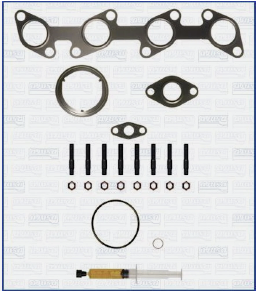 AJUSA TURBO MANIFOLD GASKET KIT FOR VW 2.0L TDI BKD BKP CBBB CEGA GOLF PASSAT A3