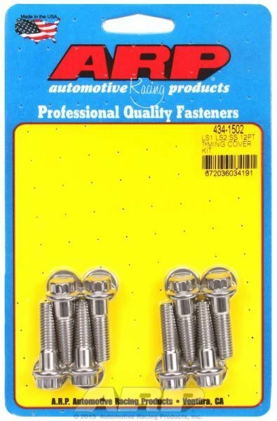 ARP Timing Cover Bolt Kit 12-Point Stainless Steel Holden Chev LS1 LS2 LS3 V8