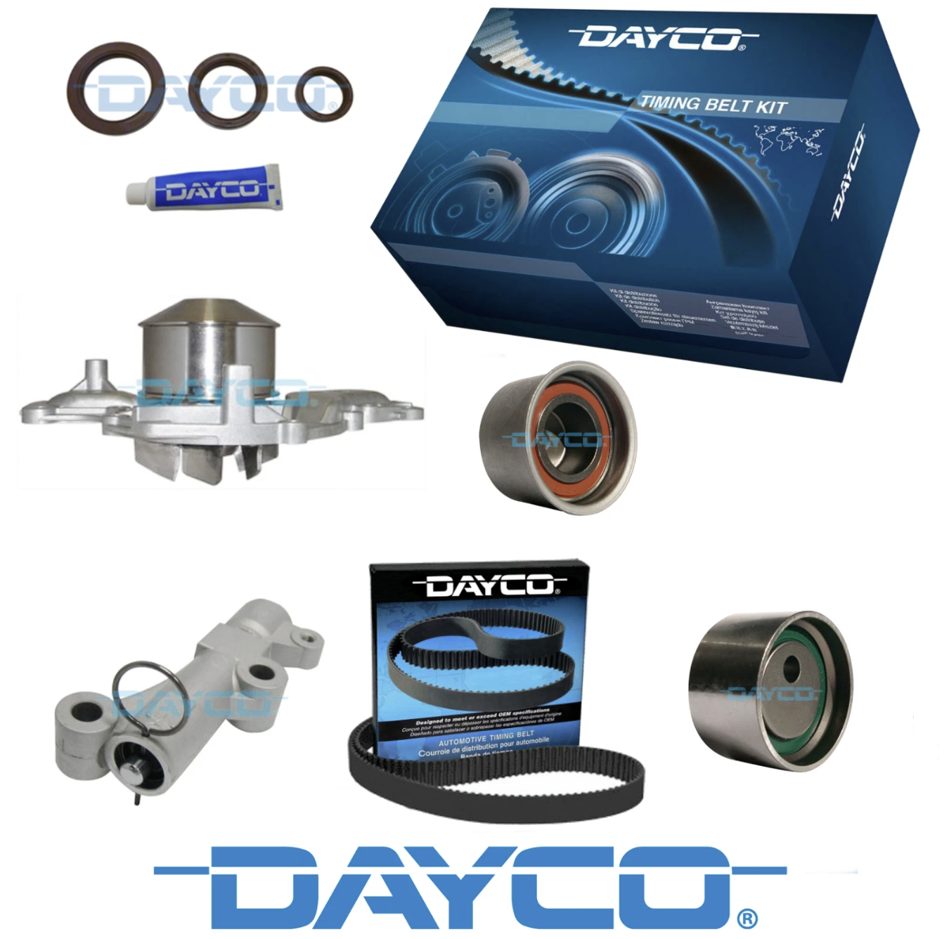 TIMING BELT KIT & WATER PUMP -for Mitsubishi Pajero 3.8L NP NS NT NW 6G75 engine