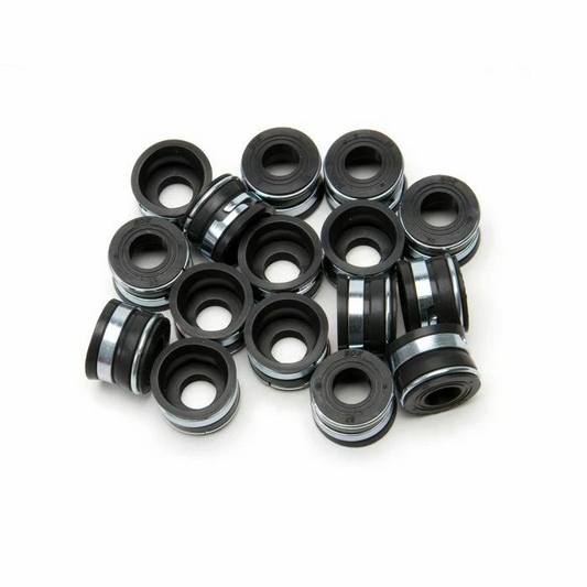 VALVE STEM SEAL x16 FOR FORD 460 302W 351W 11/32" Stem, 0.500" Guide