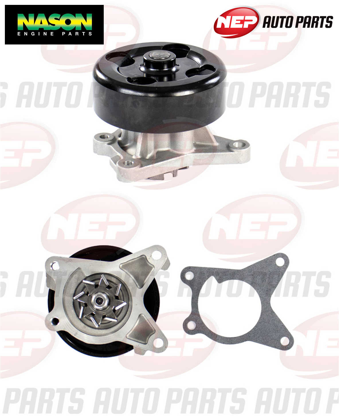 NEP AUSTRALIA WATER PUMP & GASKET for NISSAN DUALIS J10 MR20DE, TIIDA C11 MR18DE